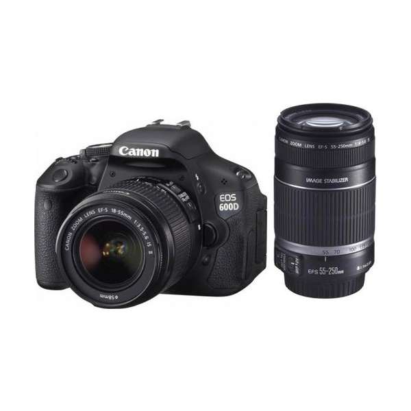 Canon EOS 600D 18-55mm IS II + 55-250mm IS II DOUBLE KİT